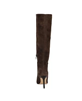 Nine West Women's Richy Pointy Toe Knee High Stiletto Boots
