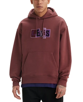 Levi' Men's Relaxed Fit Long Sleeve Patch Logo Skater Hoodie