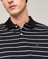 Tommy Hilfiger Men's Regular-Fit Striped Liquid Cotton Polo Shirt