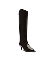 Schutz Women's Maryana Lo Wide Pointed Toe Knee High Boots