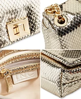 I.n.c. International Concepts Mini Ajae Metallic Snake Shoulder Bag, Created for Macy's