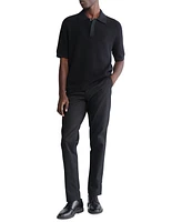 Calvin Klein Men's Waffle-Knit Polo Shirt