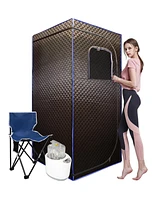 Streamdale Furniture Portable Full-Size Steam Sauna for Relaxation and Detoxification