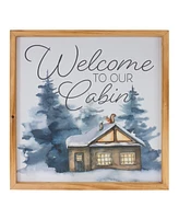 Slickblue Welcome Home Holiday Wall Art (Set of 2)