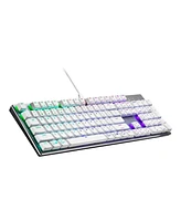 Coolermaster Cooler Master SK652 Gaming Keyboard with Red Switches, Rgb, Usb-c (Silver/White)