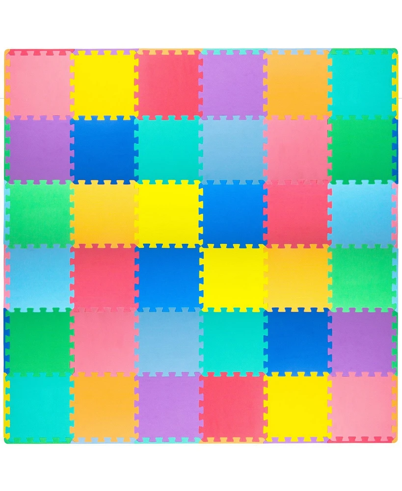 ProsourceFit ProSource Kids Floor Play Mat 3/8-in, 36 Sq Ft - Tiles