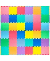 ProsourceFit ProSource Kids Floor Play Mat 3/8-in, 36 Sq Ft - Tiles