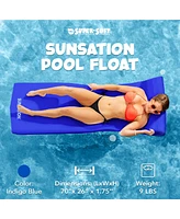 Trc Recreation Sunsation 1.75" Thick Foam Lounger Raft Pool Float, Indigo Blue