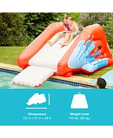 Intex Kool Splash Inflatable Pool Water Slide Play Center with Sprayer, Red