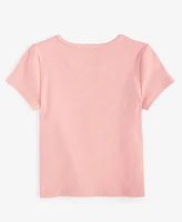 kensie Big Girls Keyhole-Cutout Top