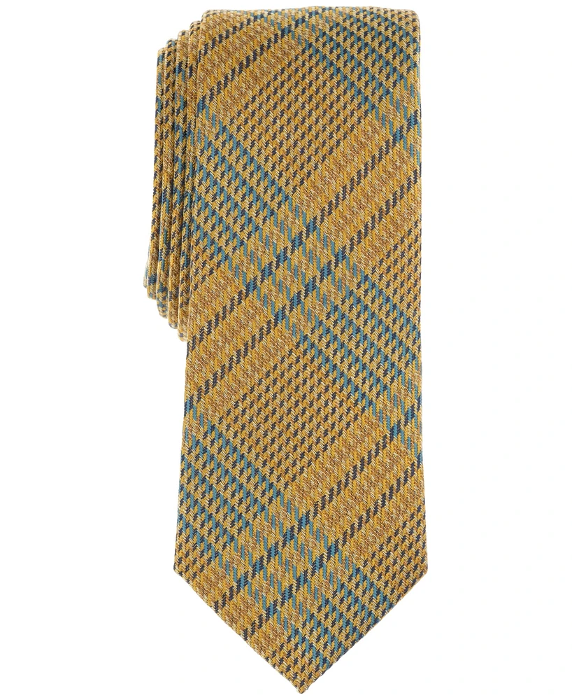 Bar Iii Men's Meadow Plaid Tie, Created for Macy's