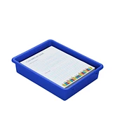ECR4Kids Letter Tray with Lid, Clear, 10-Piece