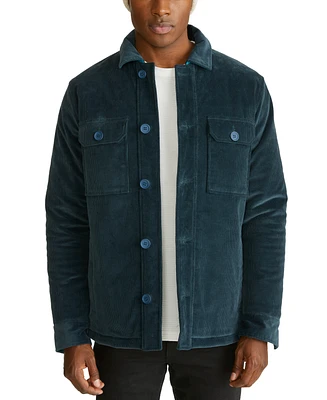 Hudson Men's Corduroy Shirt Jacket with Quilted Liner