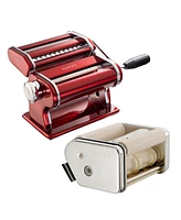 Fante's 3 Pc Pasta Machine with Spaghetti/Fettuccine and Ravioli Attachments