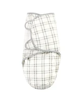 Hudson Baby Baby Boys Cotton Swaddle Wrap, Forest Animals, 0-3 Months