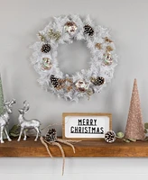 Northlight White Pine Artificial Christmas Wreath 24-Inch Unlit