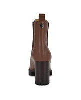 Nine West Women's Kort Lug-Sole Block Heel Dress Booties