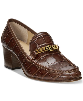 Lauren Ralph Lauren Women's Winslet Chain Hardware Loafer Pumps