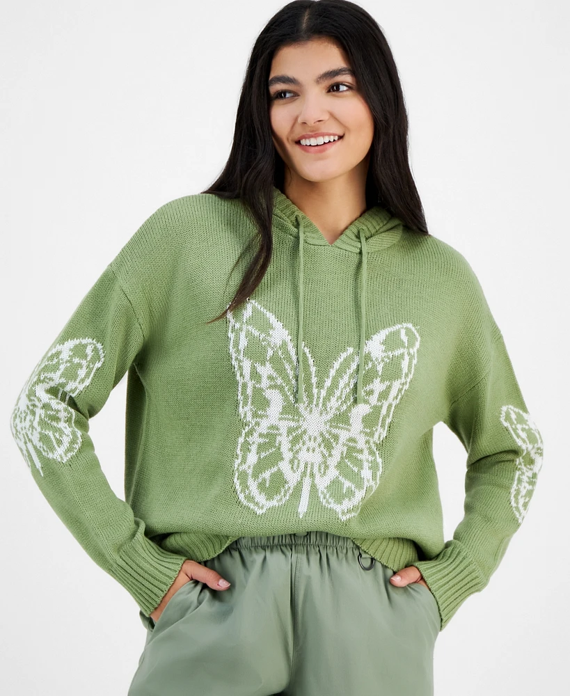 Just Polly Juniors' Novelty Hoodie Sweater