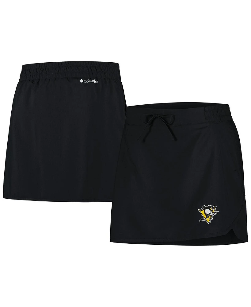 Columbia Women's Black Pittsburgh Penguins Lakewood Pines Omni-Wick Skirts