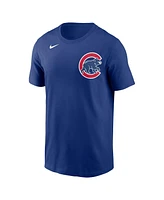 Nike Men's Patrick Wisdom Royal Chicago Cubs Player Name Number T-Shirt