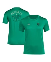 Adidas Women's Green Austin Fc Local Stoic T-Shirt