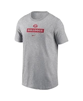 Nike Preschool Gray Georgia Bulldogs Team Logo T-Shirt