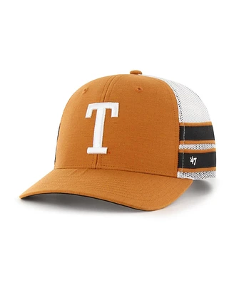 '47 Brand Men's Texas Orange Texas Longhorns Straight Eight Adjustable Trucker Hat