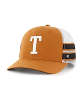 '47 Brand Men's Texas Orange Texas Longhorns Straight Eight Adjustable Trucker Hat