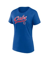 Fanatics Women's Royal Chicago Cubs Start to Finish T-Shirt Shorts Combo Pack