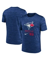 Nike Men's Royal Toronto Blue Jays Large Logo Velocity T-Shirt