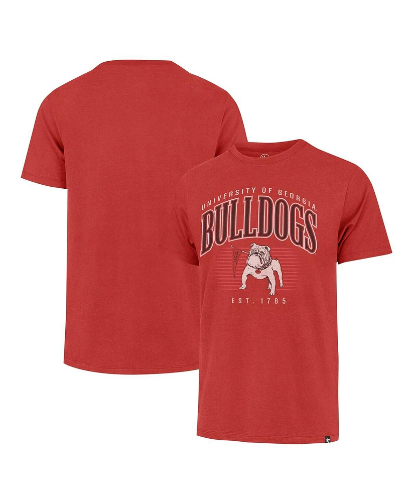 '47 Brand Men's Red Georgia Bulldogs Double Header Franklin T-Shirt