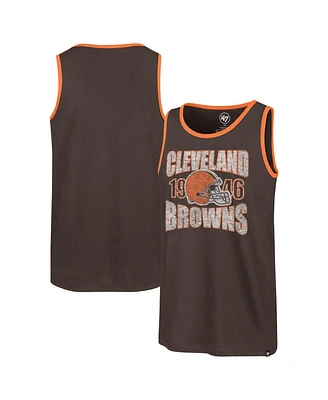 '47 Brand Men's Brown Cleveland Browns Upload Franklin Tank Top