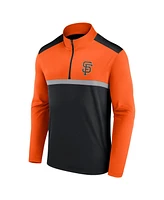 Fanatics Men's Black San Francisco Giants Unstoppable Quarter-Zip Top