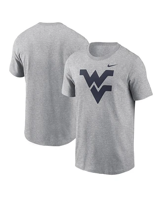 Nike Men's Heather Gray West Virginia Mountaineers Primetime Evergreen Logo T-Shirt