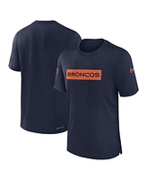 Nike Men's Navy Denver Broncos Sideline Player Performance T-Shirt