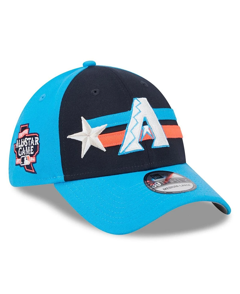 New Era Men's Navy Arizona Diamondbacks 2024 Mlb All-Star Game 39THIRTY Flex Hat