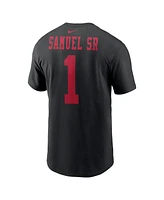 Nike Men's Deebo Samuel Sr Black San Francisco 49ers Player Name Number T-Shirt