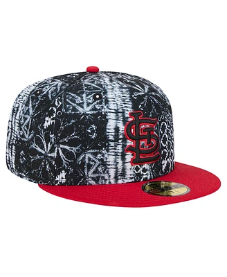 New Era Men's Black St. Louis Cardinals Sands 59FIFTY Fitted Hat