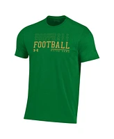 Under Armour Men's Green Notre Dame Fighting Irish 2024 Sideline Football Performance T-Shirt