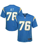 Nike Big Boys and Girls Joe Alt Powder Blue Los Angeles Chargers 2024 Nfl Draft First Round Pick Player Game Jersey