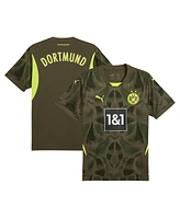 Puma Men's Olive Borussia Dortmund 2024/25 Replica Short Sleeve Goalkeeper Jersey