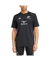 Adidas Men's Black New Zealand Rugby 2024/25 Aeroready T-Shirt