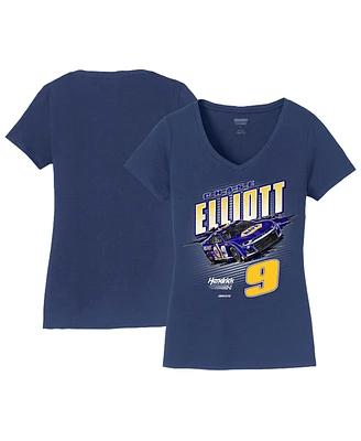 Hendrick Motorsports Team Collection Women's Royal Chase Elliott Napa Racer V-Neck T-Shirt