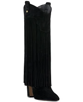 Vince Camuto Women's Shela Fringe Cowboy Boots