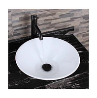 Stylish Ceramic Above-Counter Bathroom Sink