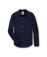 Hope & Henry Men's Linen Button Down Shirt