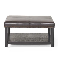 Versatile Ottoman Bench With Storage And Cushioned Top