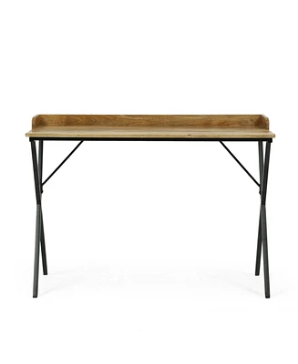 Simplie Fun Versatile Console Table: Modern Industrial Style For Home Office Or Entryway