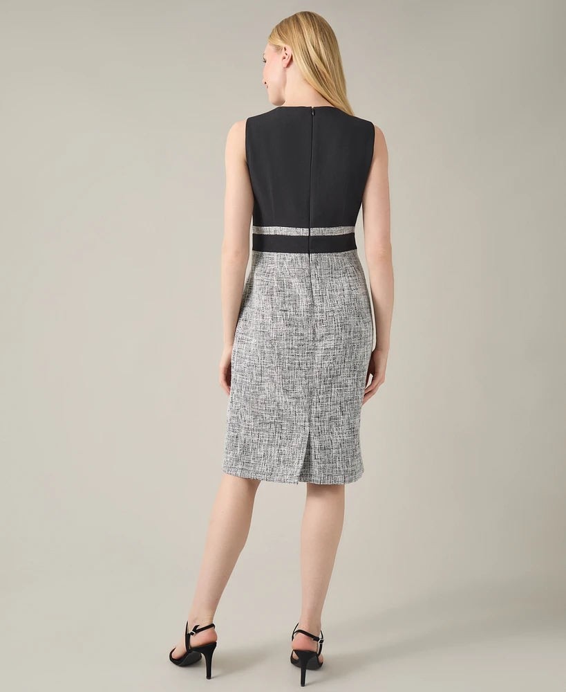 Kasper Women's Sleeveless Sheath Dress